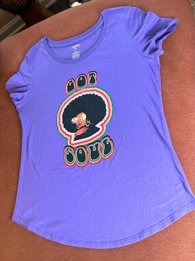 Wonder Nation Purple "Got Soul" Graphic Tee - Women